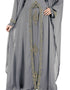 Latest Grey Colored Georgette Heavy Farasha